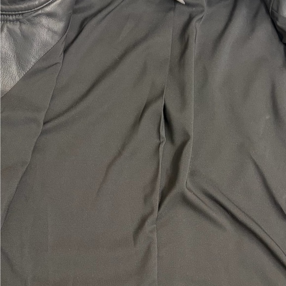 Halogen Women’s Black Leather Moto Jacket 3x - Picture 5 of 5